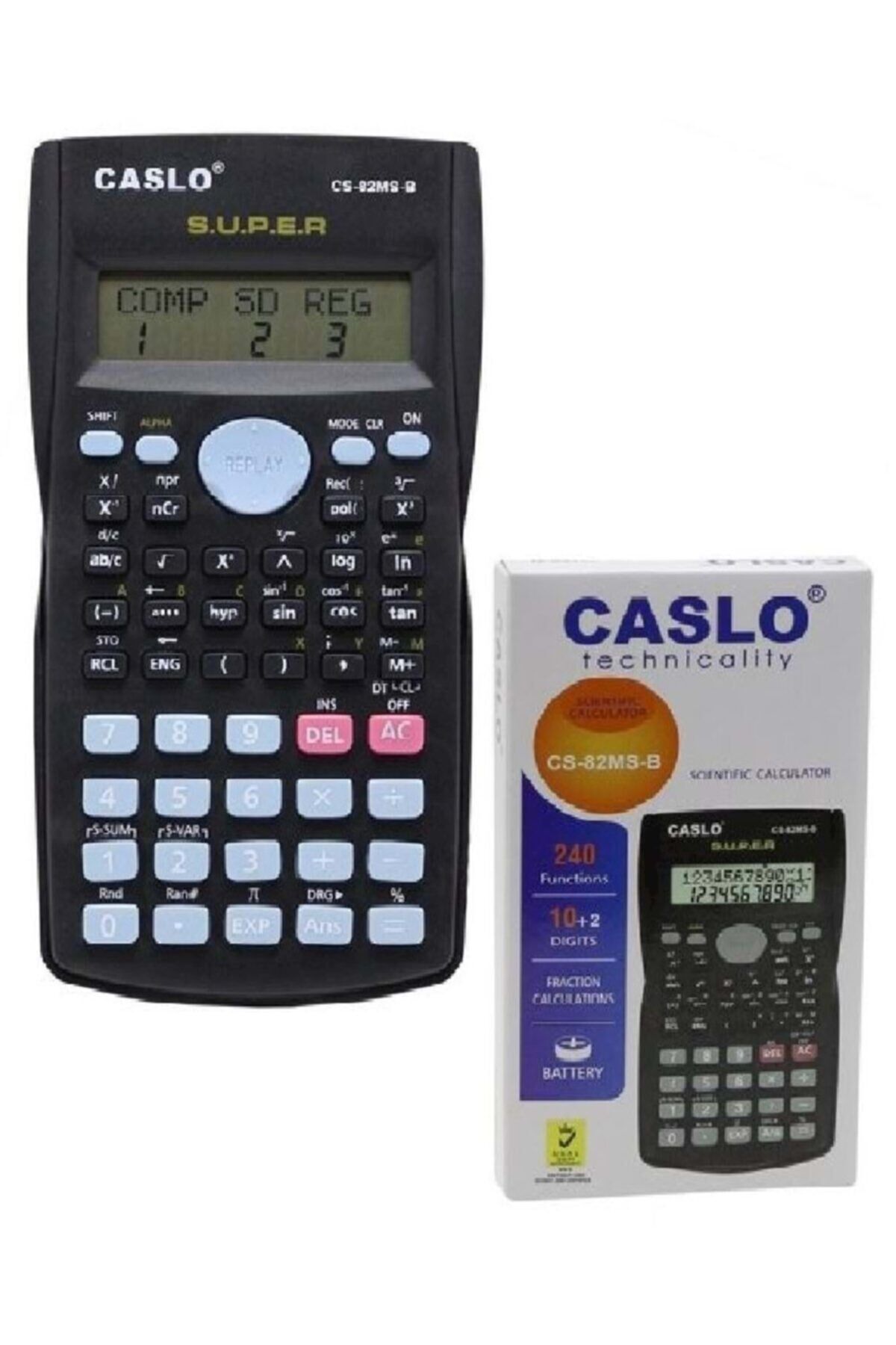 CSL HESAP MAKİNASI CS 82 MS-A 240 FONKSİYON 10+2 HESAP MAKİNASI Tek Ebat