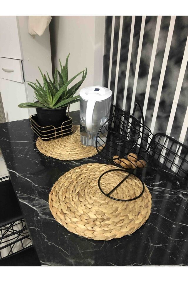 Amerikan Servis 2 Adet Bambu Hasır Supla Örme Fma790070 Bh007 NoColor-8ab4f532 - Tek Ebat