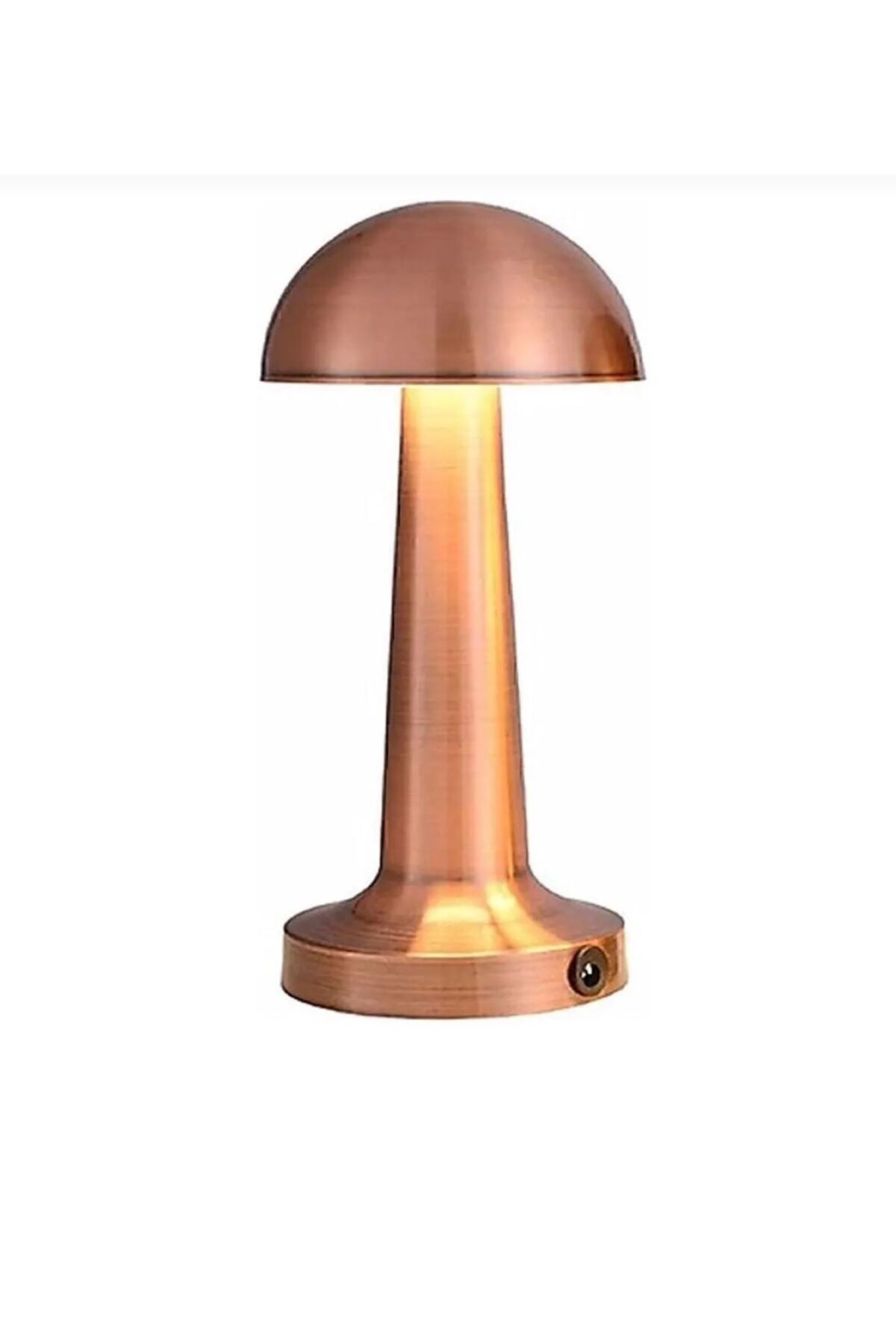 Bakır Renk Led Masa Lambası Tek Anahtarla 3 Renk Işık Dış Renk Ct-8430 Gold - Tek Ebat - 10 x 15