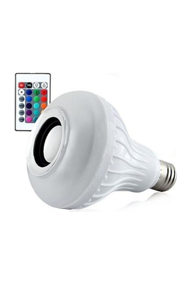 Nanopro Bluetooth Hoparlör Akıllı Led Ampül Lamba Plt-996df5 gri - Tek Ebat - 34 x 48