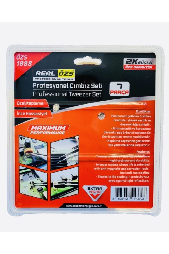 Realözs Profesyonel Elektronik Cımbız Seti 7 Parça