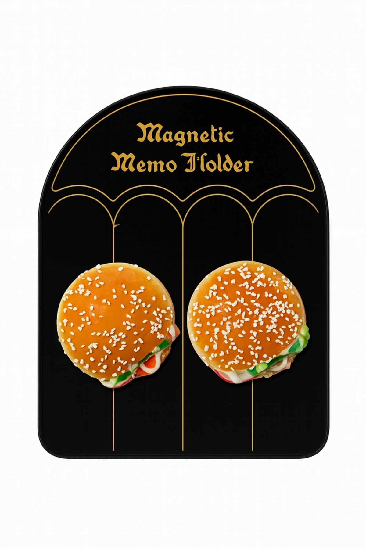 Squishy Hamburger Magnet Yumuşak Dekoratif Buzdolabı Mıknatısı 1 Adet