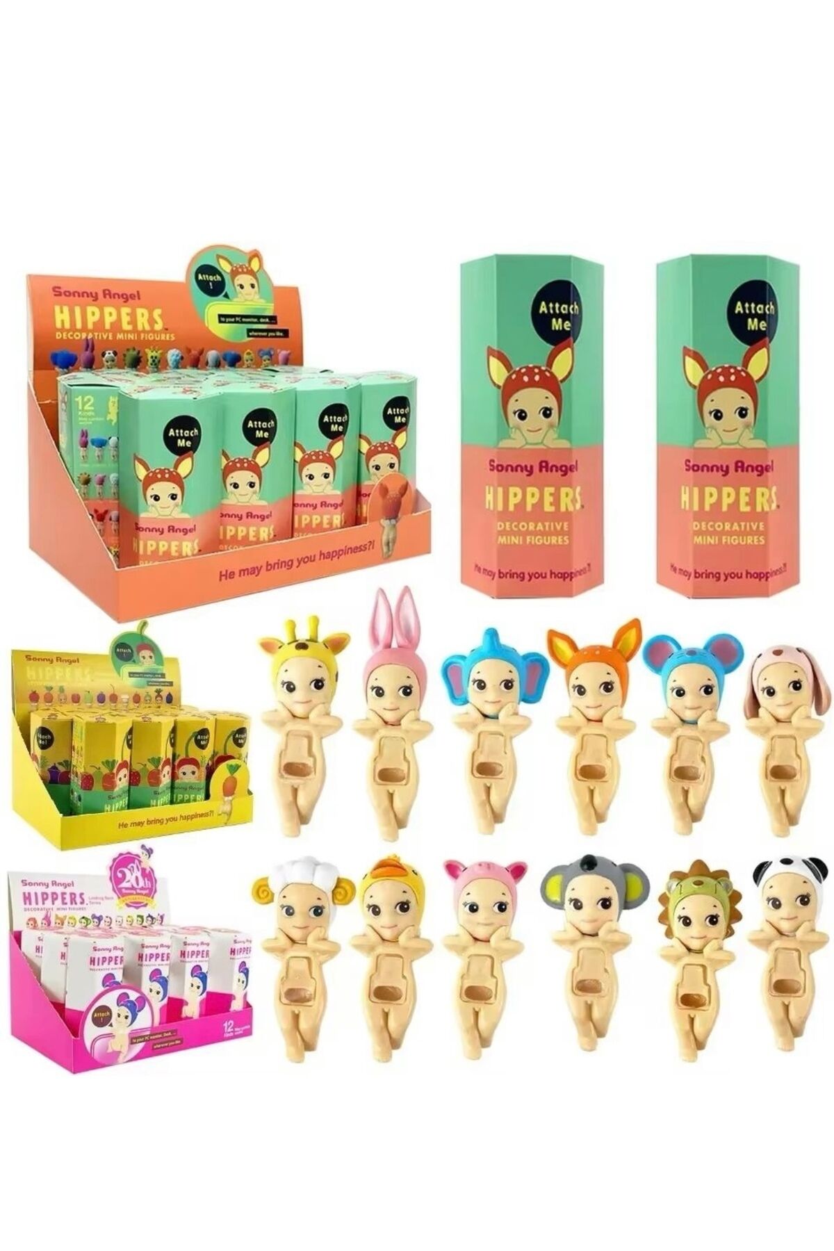 Sonny Angels Hippers Sürpriz Decorative Serisi Figür 7 cm Koleksiyonluk Mini Figür koza gift