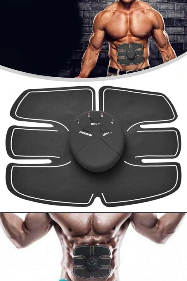 Patisland Gym Sixpad Karın Kas Geliştirici Yağ Yakıcı Masaj Aleti Karın Kası Yapan Zayıflama Aleti