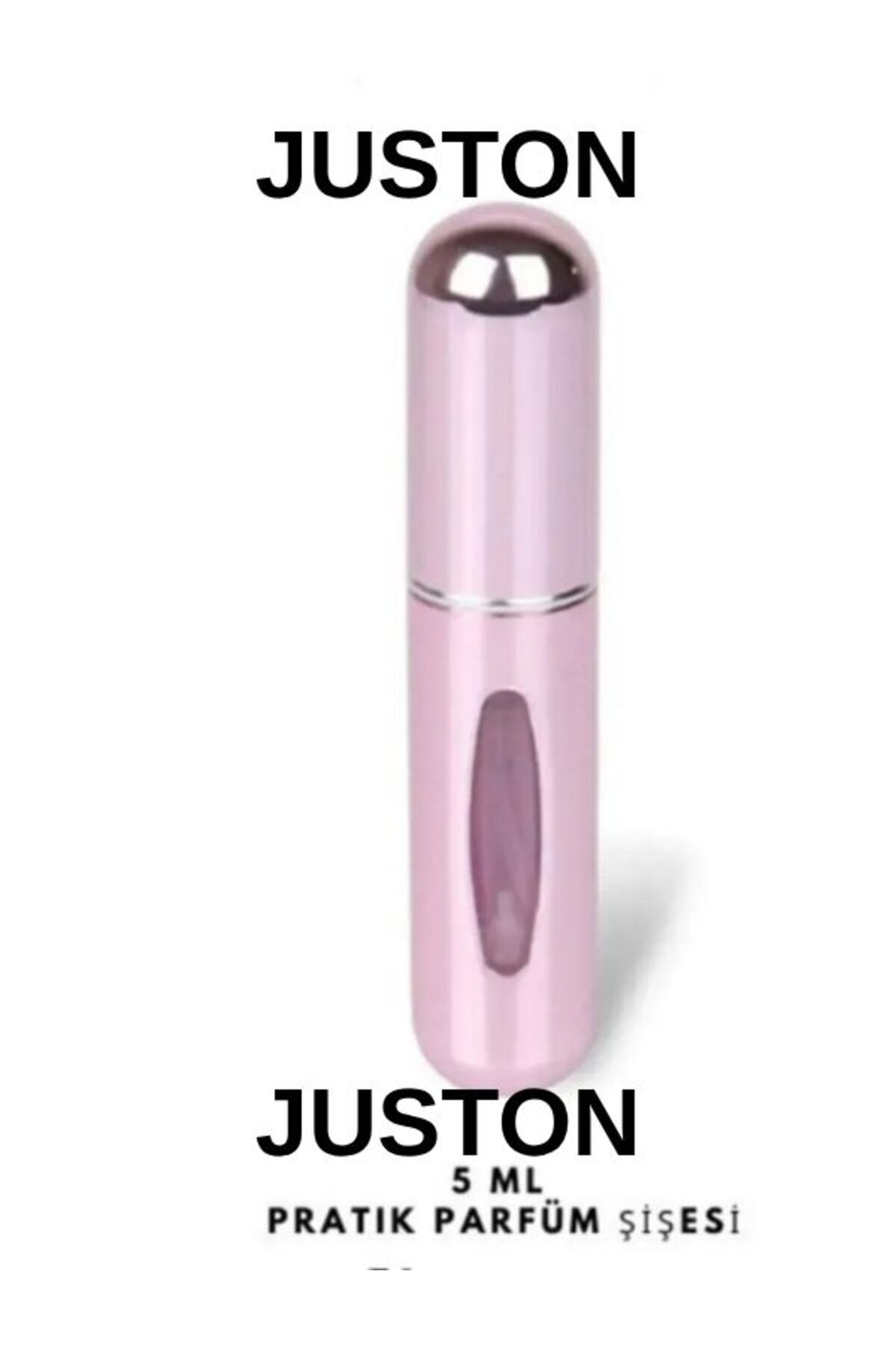 Juston Parfüm Şişesi Atomizer Seyahat Parfüm Şişesi Cep Kolonya Şişesi 5 ml Tek Ebat