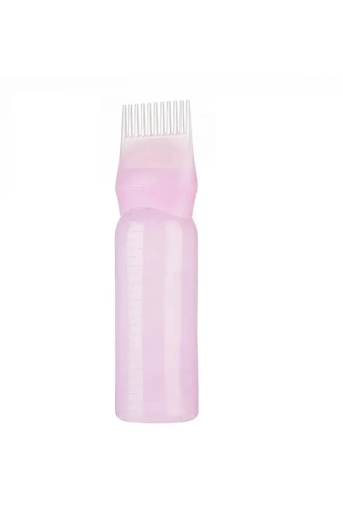 Taraklı Saç Boyama Şişesi Saç Boyama Tarağı Saç Bakım Tarağı Saç Boyama Aplikatörü Glrshop Pembe - Tek Ebat