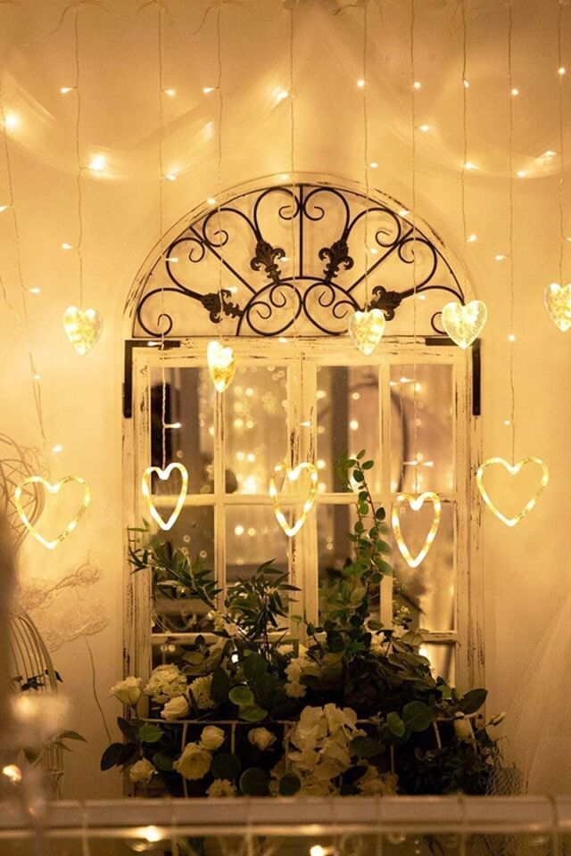 Kalpli Perde Led Işık 2,5 X 1 Metre Sarı
