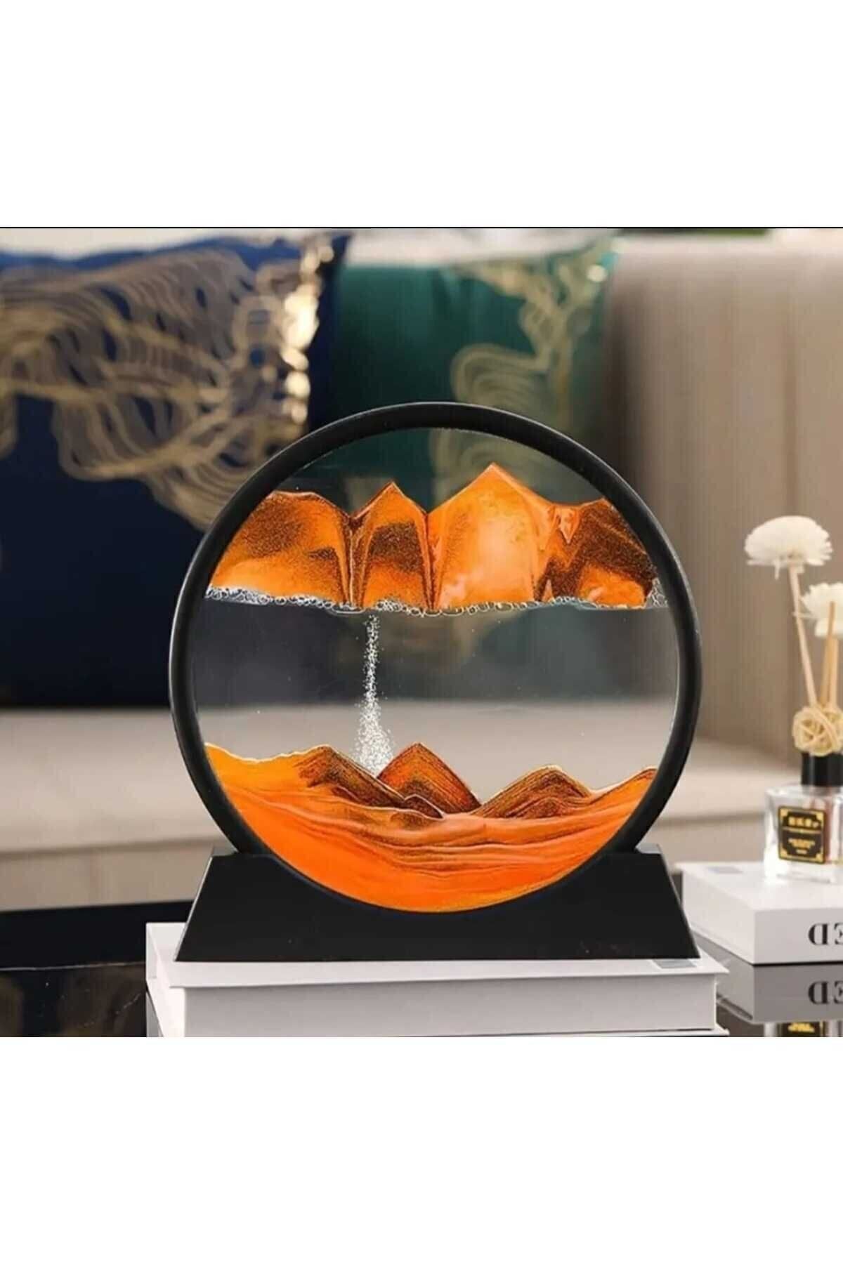 3d Hareketli Kum Saati Orta Boy, Hareketli Kum Sanatı , Dekoratif Kum Saati