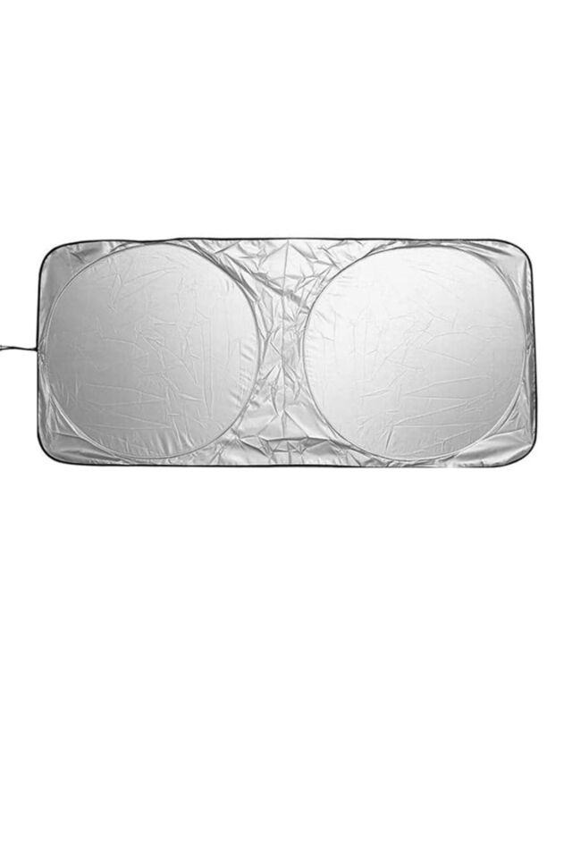 Katlanabilir Araba Ön Cam Güneşlik Metalize Isı Yalıtımlı Yazlık Araba Güneşliği - 150x70cm