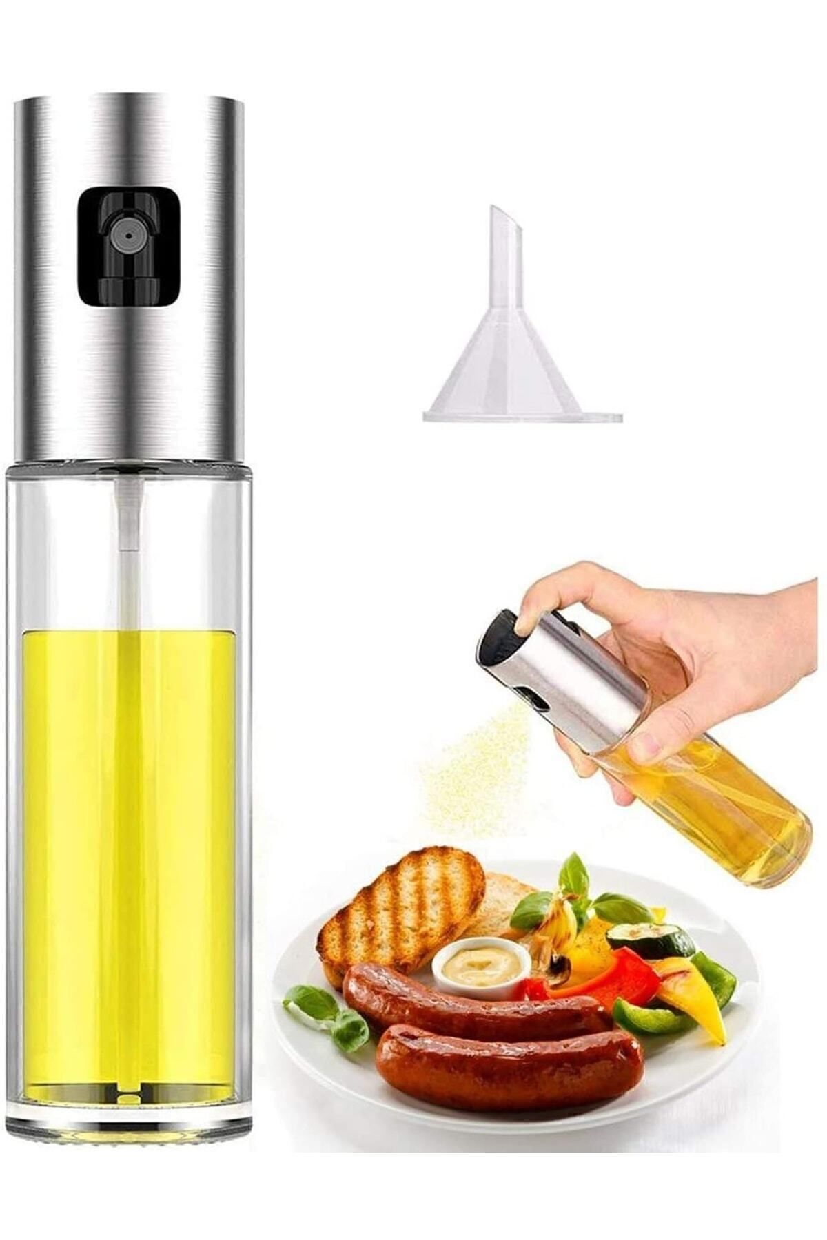 Sprey Fısfıs Yağdanlık 100 ml şeffaf - Tek Ebat