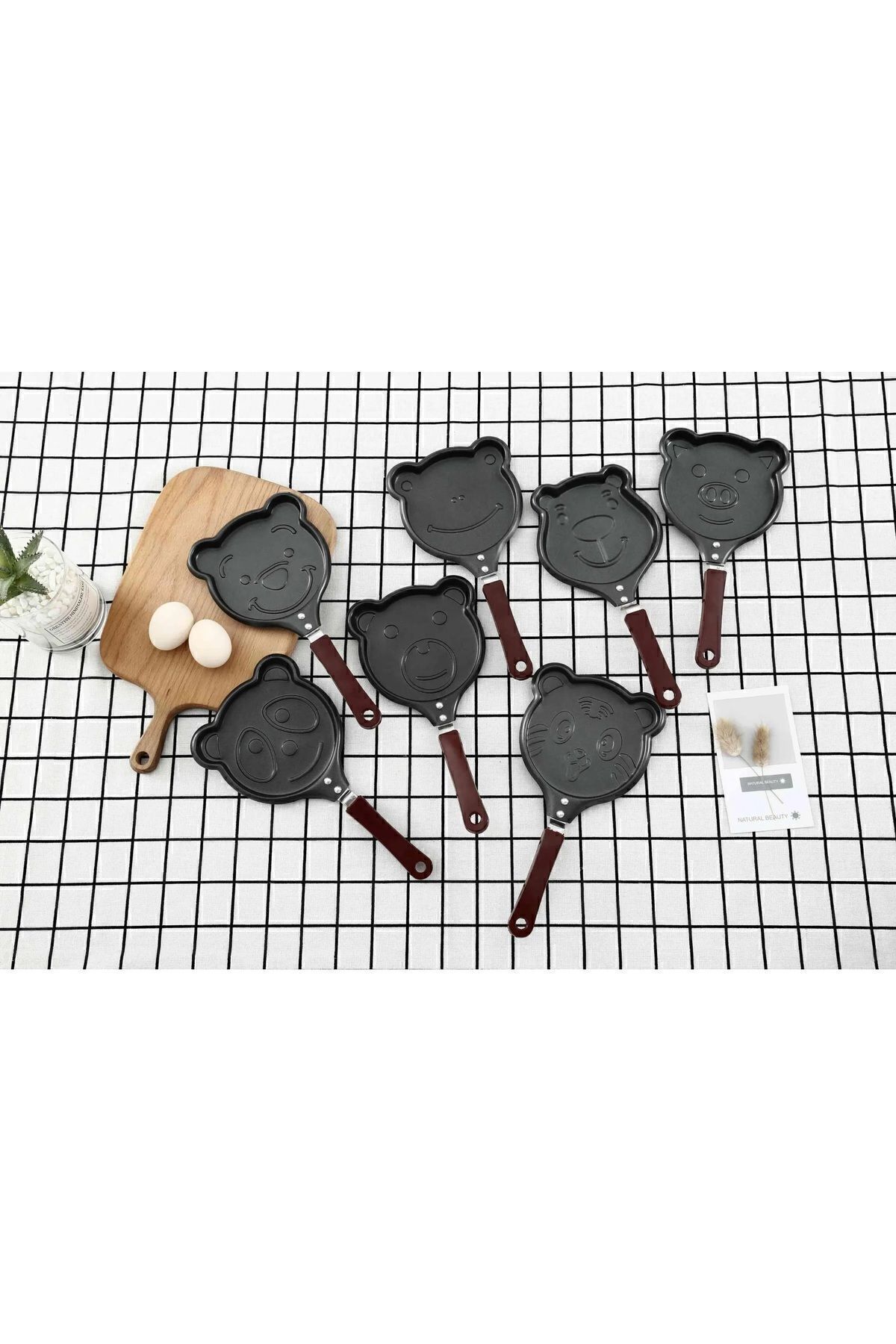 PANCAKE YUMURTA KREP PİŞİRME TAVASI 14 CM Siyah - Tek Ebat - 14 cm