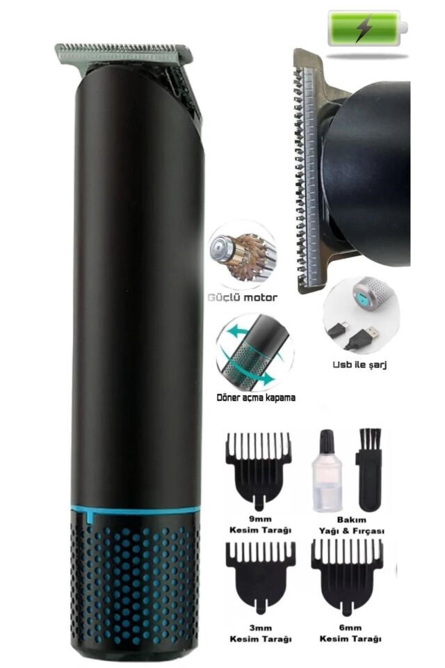 Yeni Nesil Professional Saç Sakal Tıraş Makinesi Uzman Berber Ve Kuaförlerin Tercihi