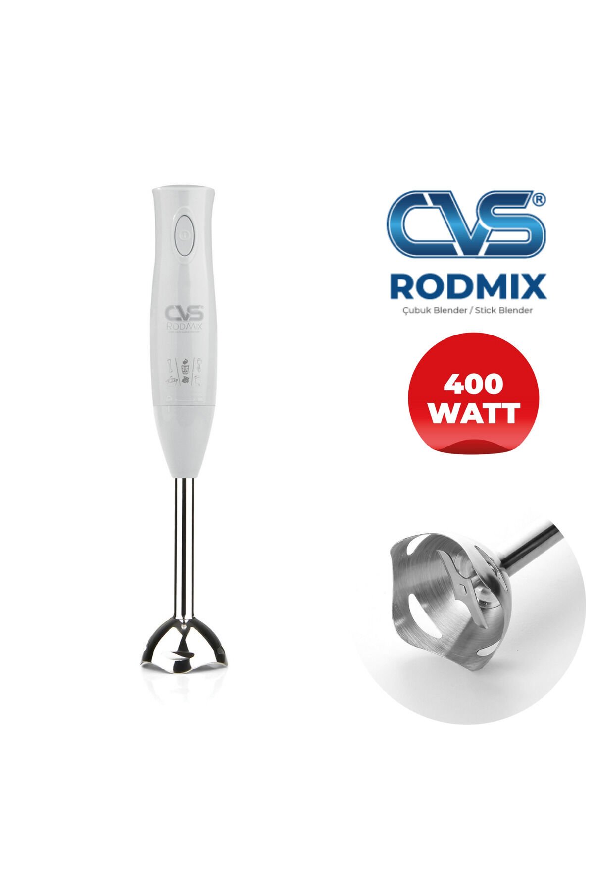 Dn 1251 Rodmix Çubuk Blender - 400 Watt - Beyaz