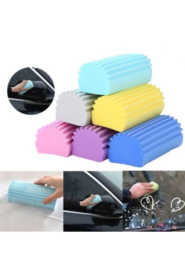 1 Adet Sihirli Duster Nemli Toz Alma/araba Silme/çok Fonksiyonlu Temizleme Süngeri Glrshop