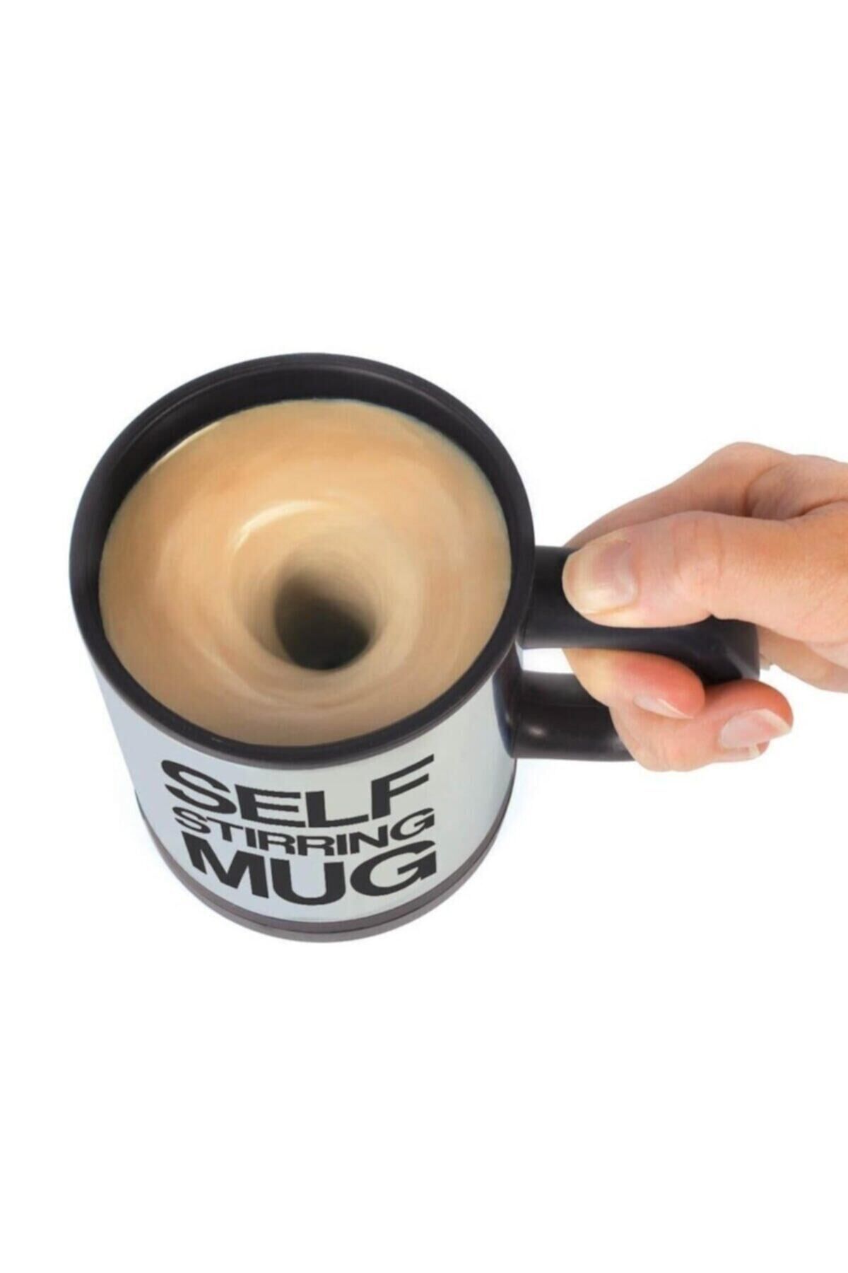 Kendi Kendini Karıştıran Self Stirring Mug Termos Kupa Bardak