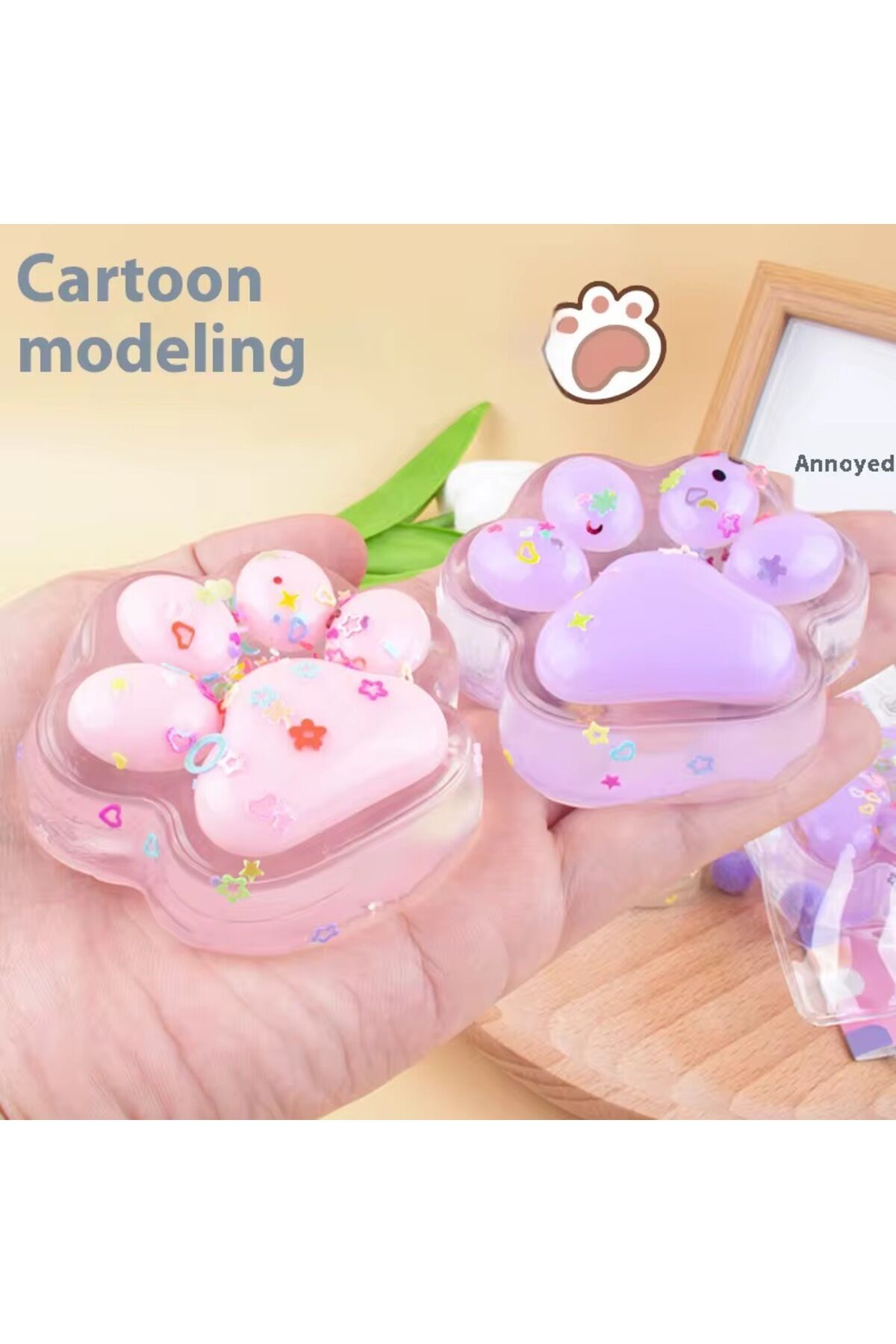 Kedi Patisi Squishy - Sukuşi 6cm