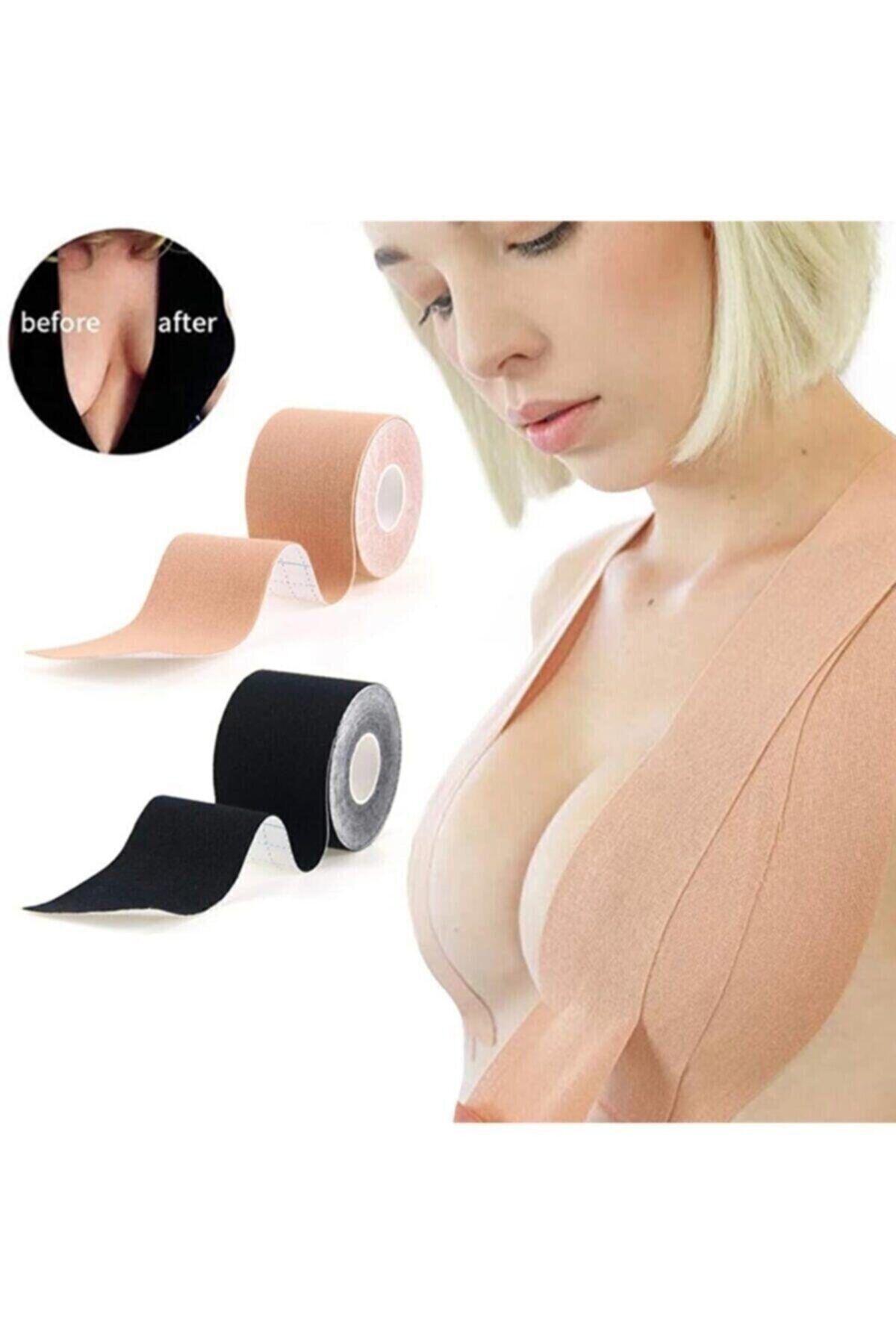 Göğüs Dikleştirici Ve Şekillendirici Bant (breast Lift And Shaper Tape) siyah - S