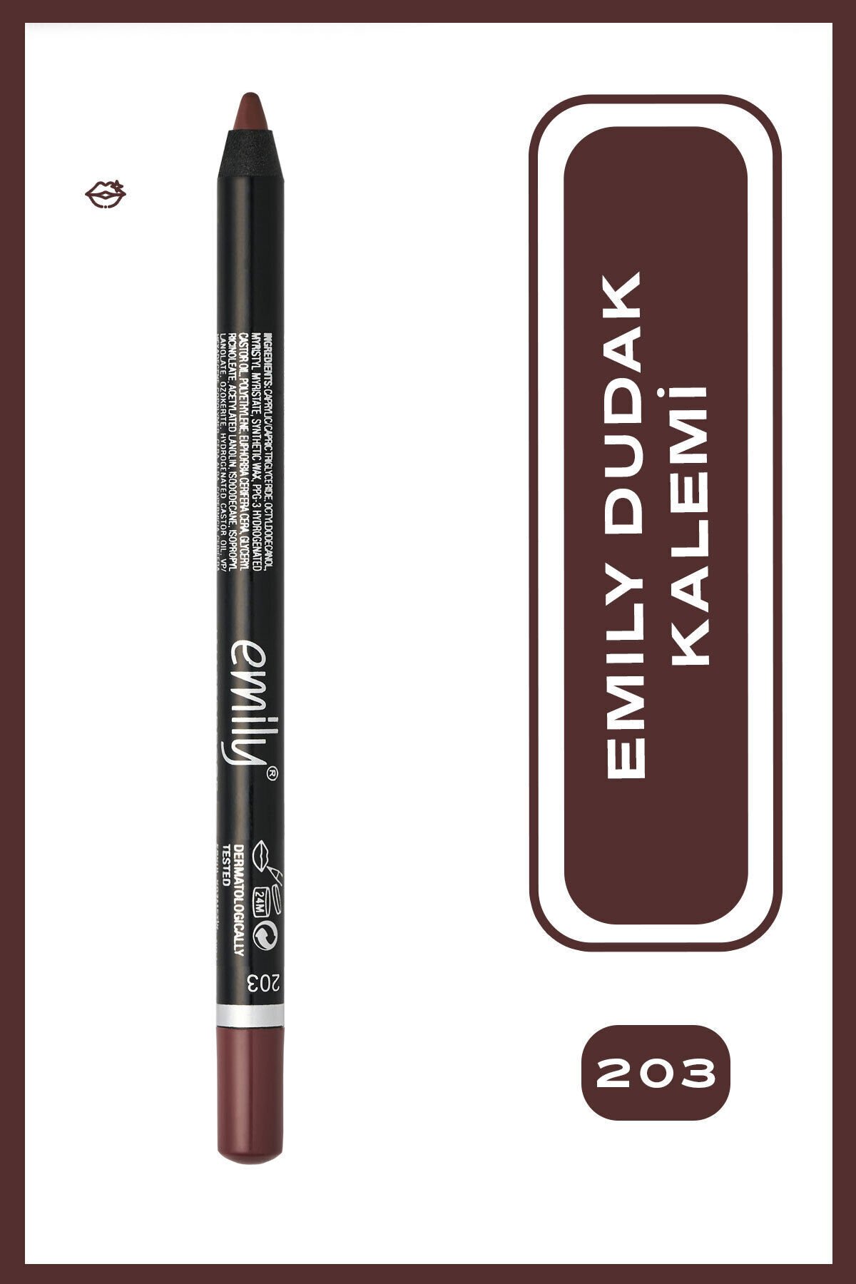 EMİLY DUDAK KALEMİ 203- Soft - Tek Ebat
