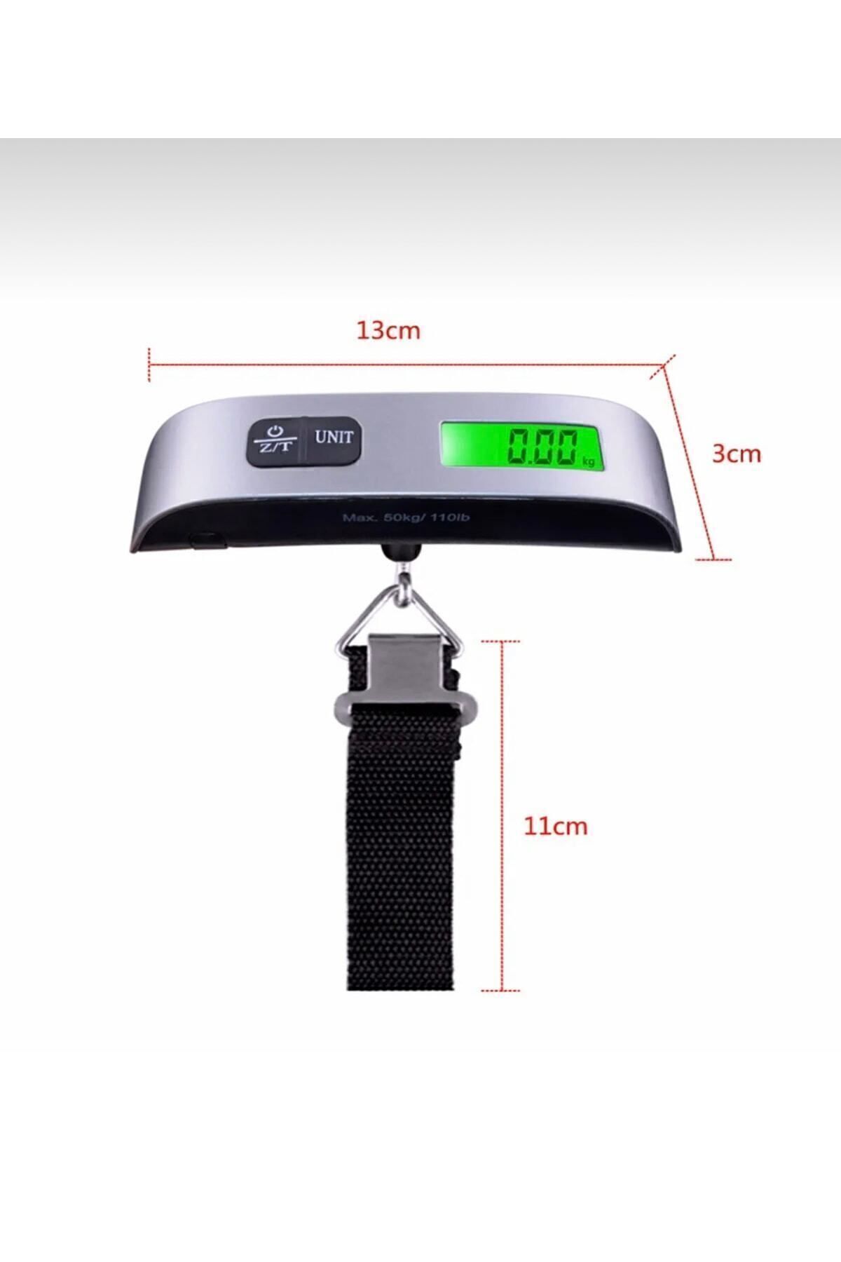 50kg Askılı El Bagaj Tartısı Terazi
