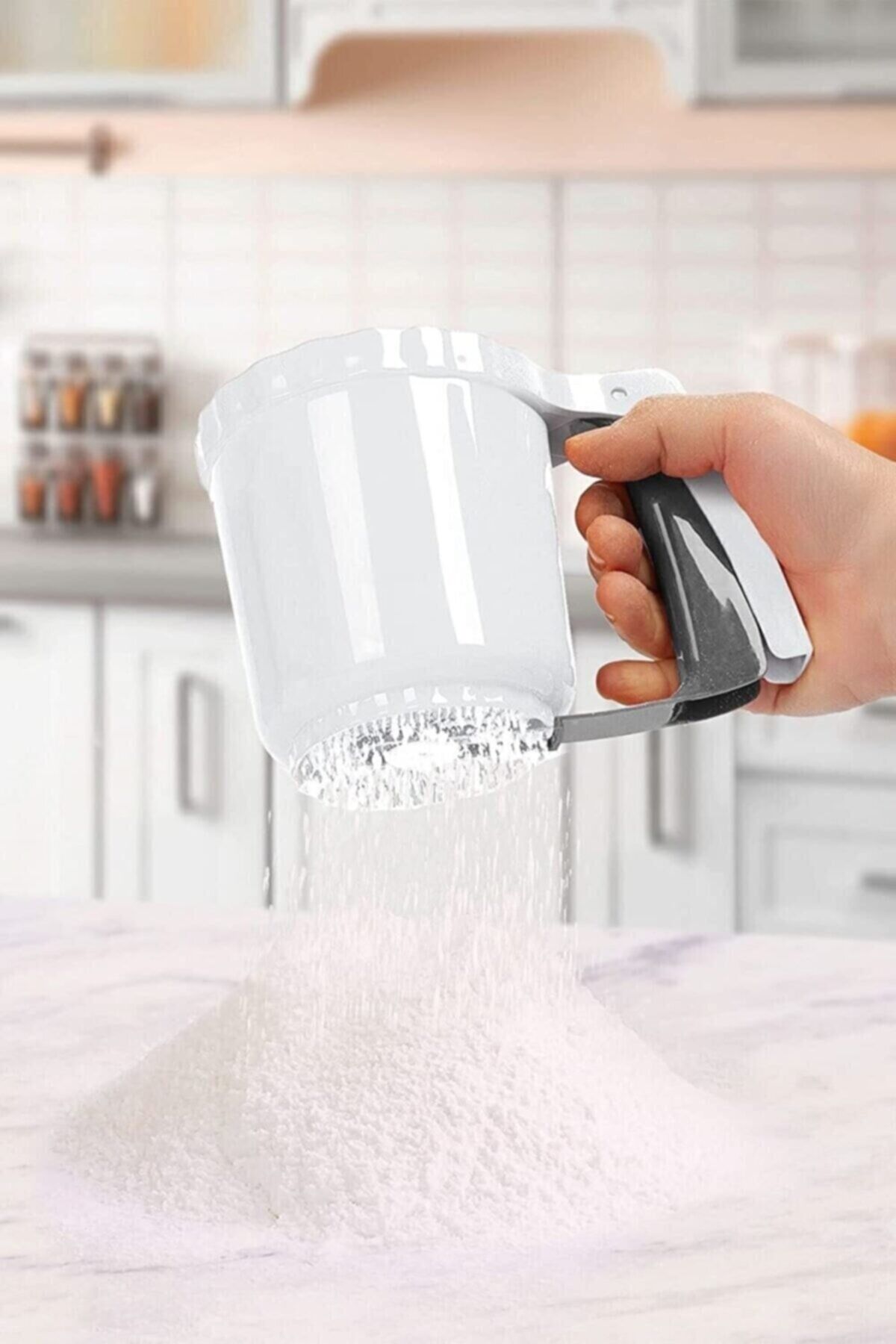 Un Pudra Şekeri Kakao Eleği, Pratik Çok Amaçlı Hamur Kek Pasta Eleği