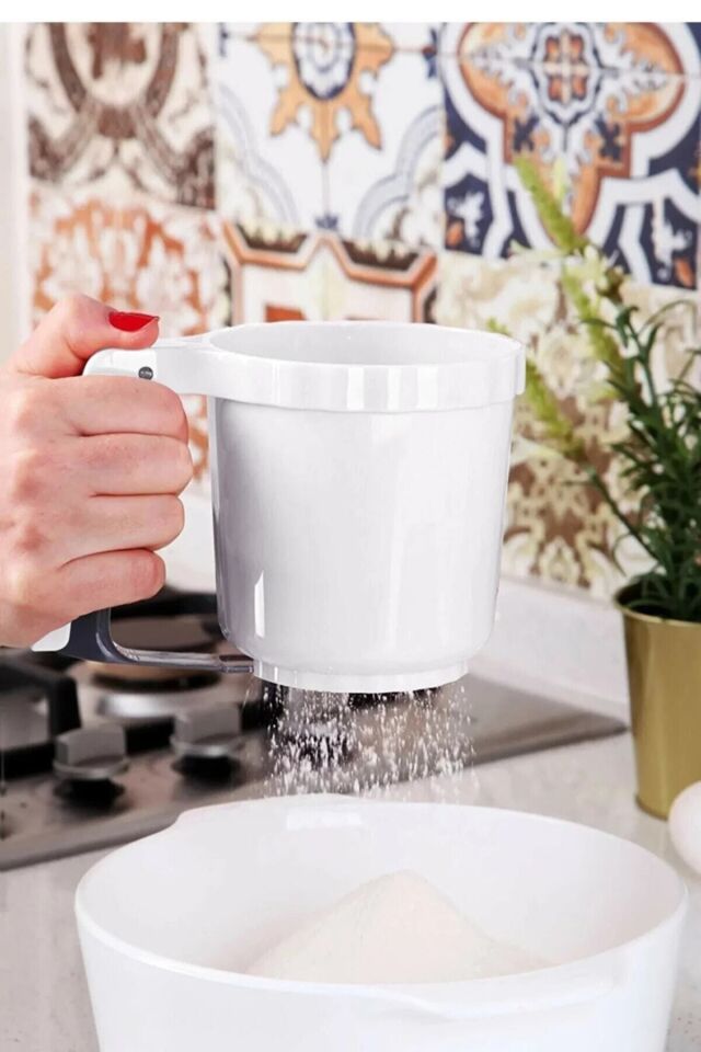 Un Pudra Şekeri Kakao Eleği, Pratik Çok Amaçlı Hamur Kek Pasta Eleği