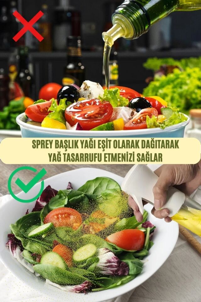 Sprey Cam Yağlık Air Fryer Fritöz Yağ Püskürtücü