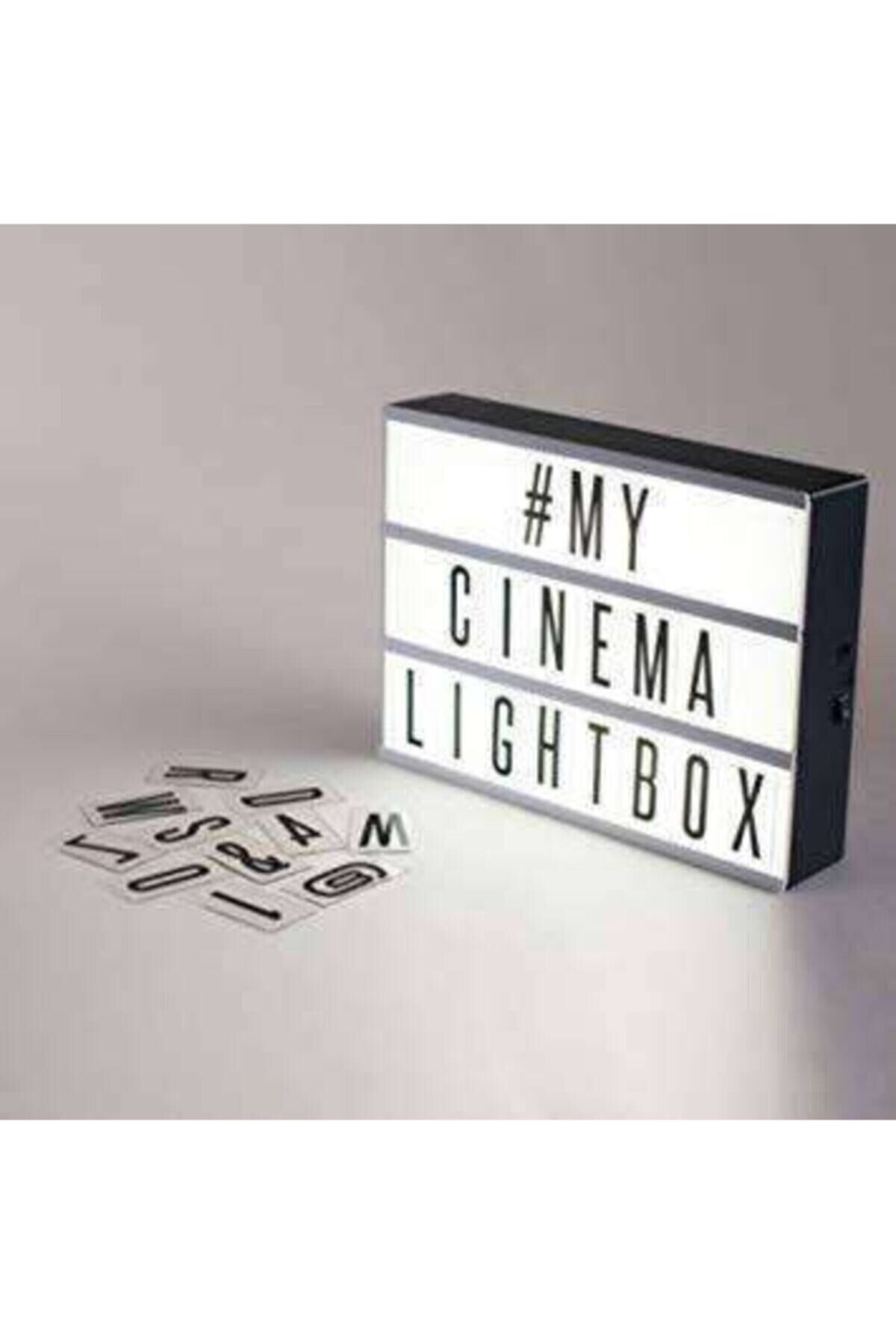 A4 Işıklı Harfli Dekoratif Led Mesaj Panosu Lightbox