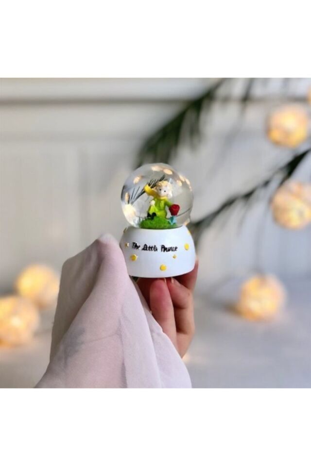 Küçük Prens Mini Boy Kar Küresi 2'li Tek Ebat