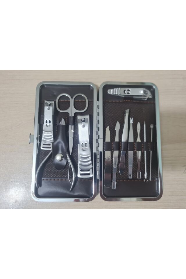 Manikür Pedikür Seti 13 Parça El Ayak Tırnak Bakımı Tırnak Makası Profesyonel Full Set Tek Ebat
