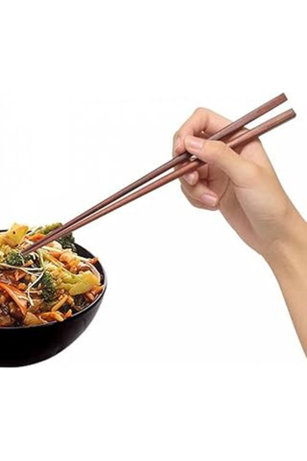 Mobee Çi Çubukları Chopsticks (10 Çift) Renkli - Tek Ebat