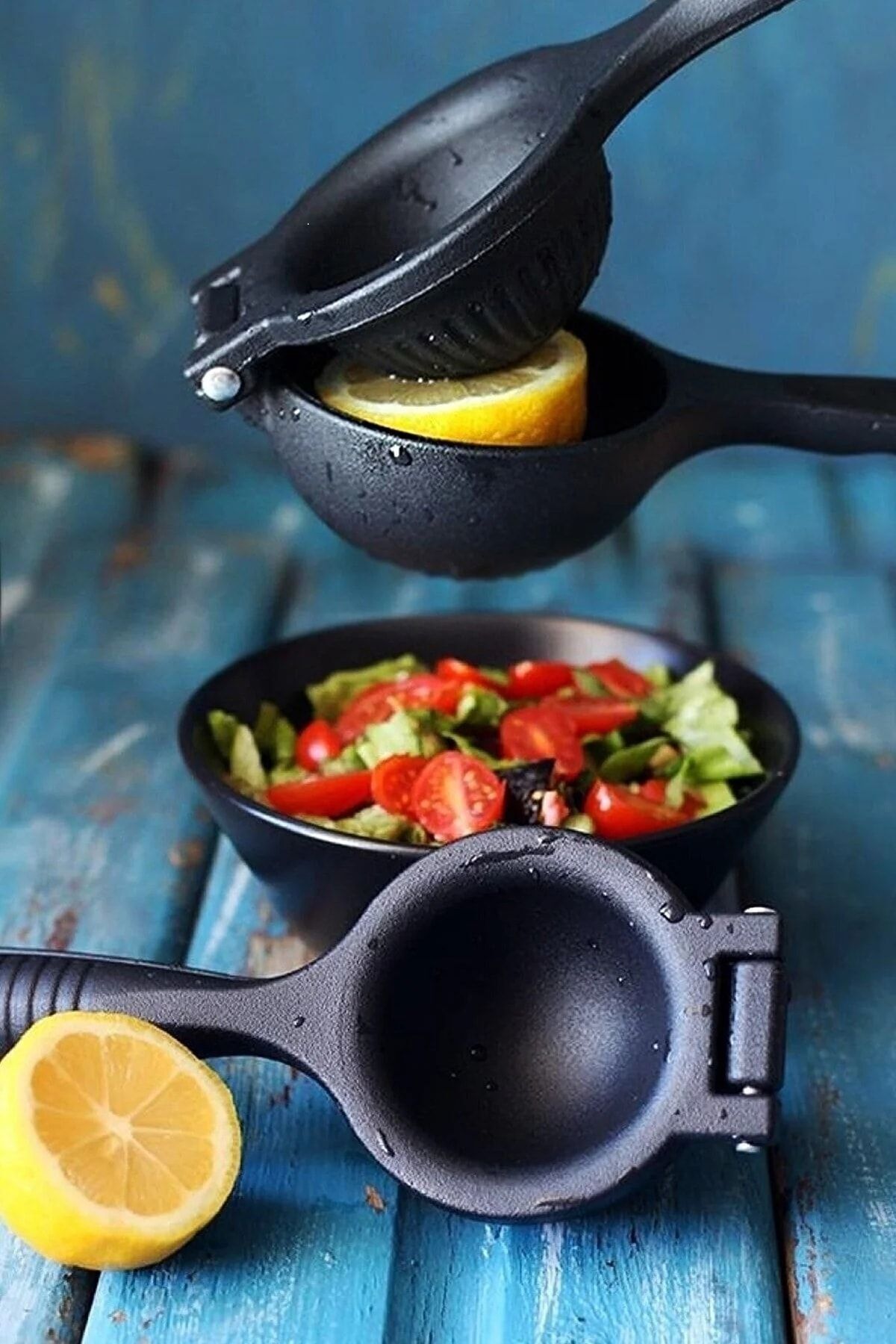 Gerçek Döküm Lüks Limon Sıkacağı 23cm Naranciye Sıkıcı Kaseli Paslanmaz Limon Sıkıcak