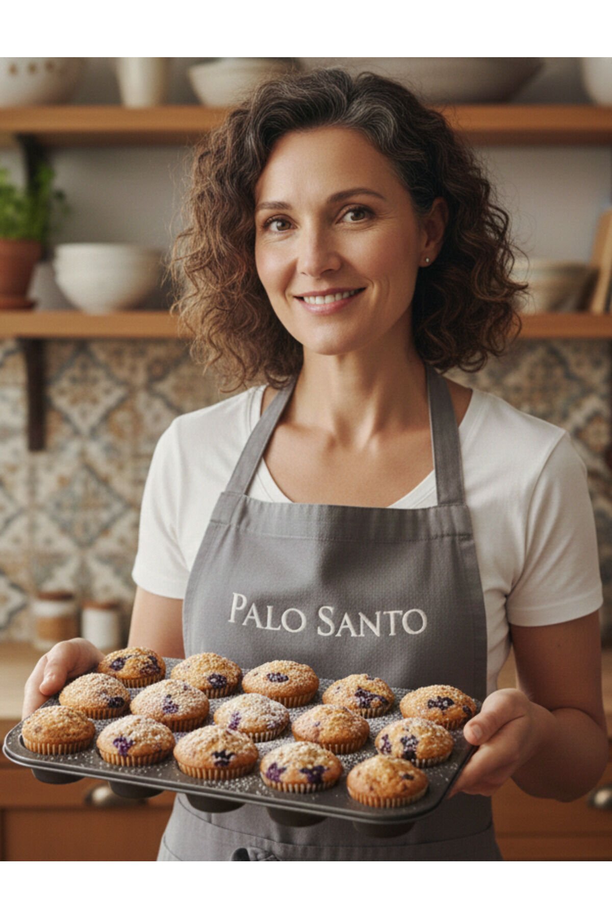 Palo Santo 12'li Yanmaz Yapışmaz Muffin Kek Kalıbı Metalik - Tek Ebat