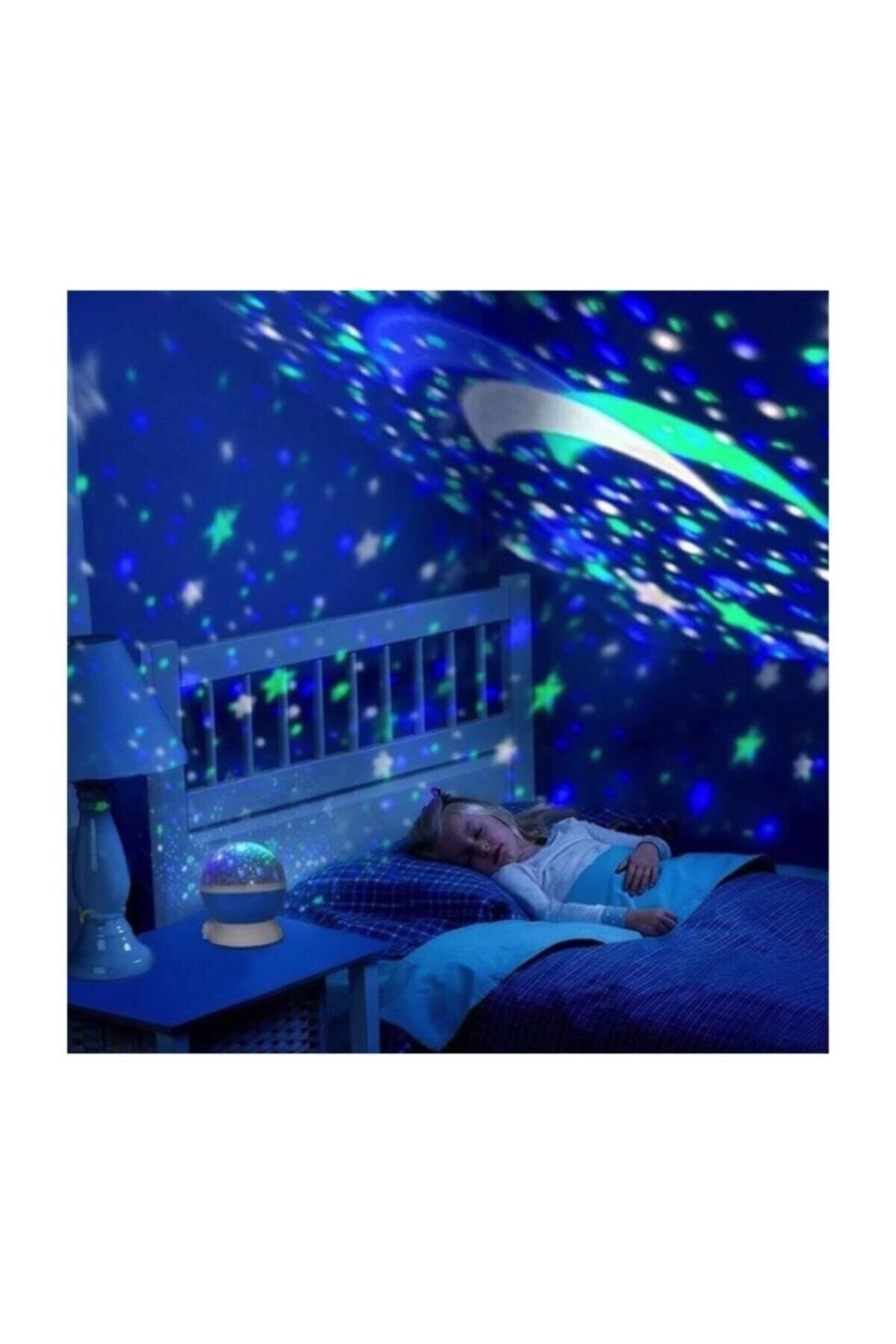 Starmaster Yıldız Yansıtmalı Projeksiyonlu Gece Lambası Çocuk Odası Starmaster