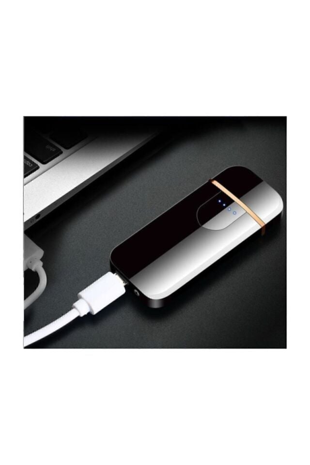 Nanopro Parmak Izi Dokunmatik Çakmak Usb Şarj Anti-rüzgar Elektronik Çakmak
