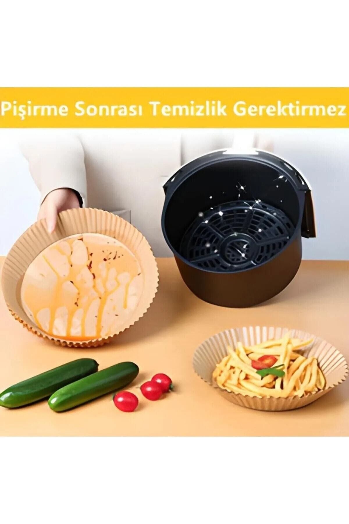 Airfryer Fritöz Pişirme Kağıdı - Airfryer Liners Hava Fritözü-xiaomi-philips Yağsız Tefal-kumtel-mı
