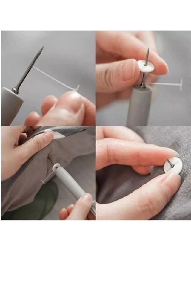 Yorgan Kılıfı Sabitleme Seti Nevresim Klips Takımı Yatak Örtüsü Pratik Çarşaf Tek Ebat