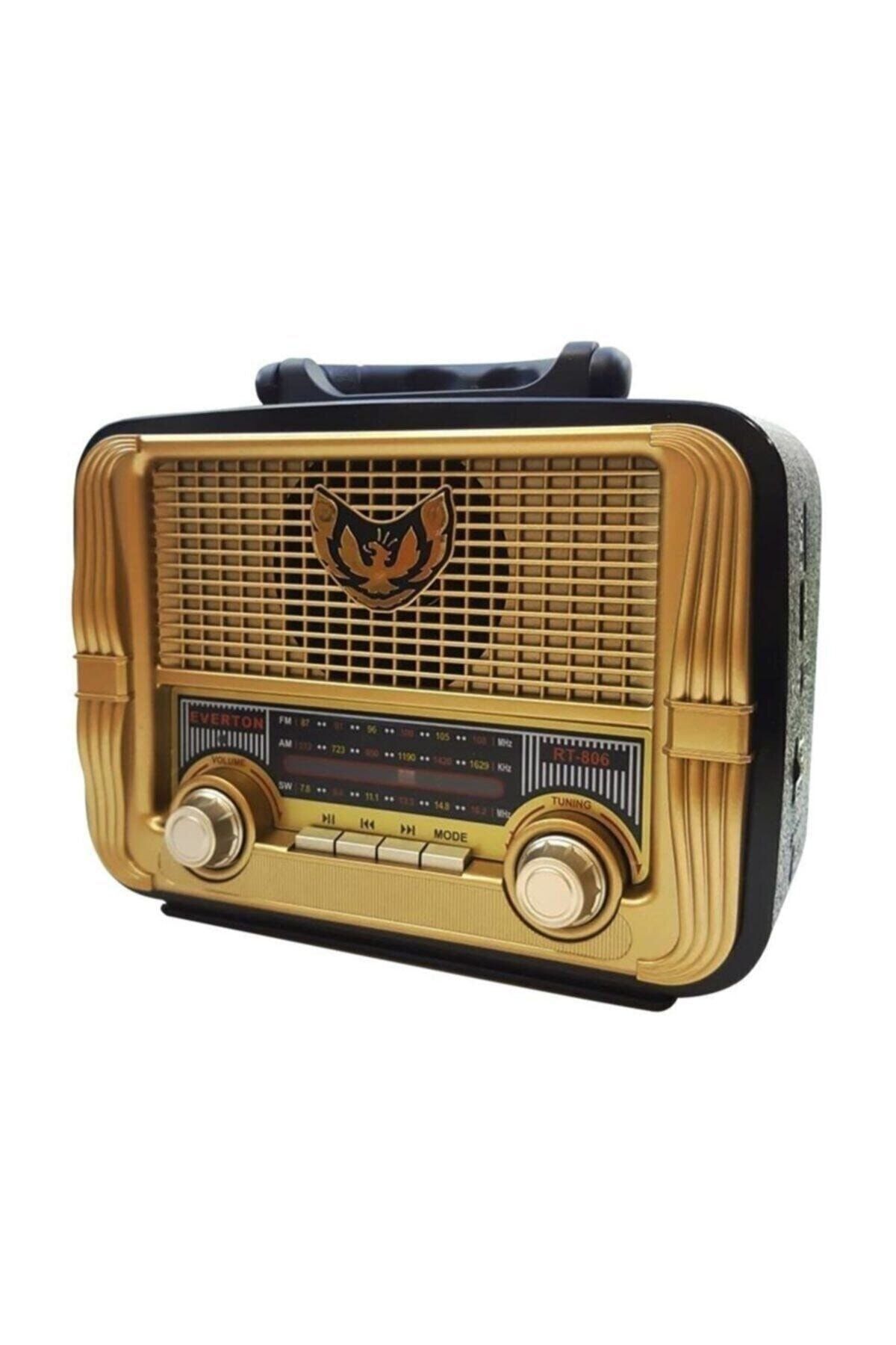 Everton Nostaljik Radyo Bluetooth Usb Sd Fm Rt-806bt