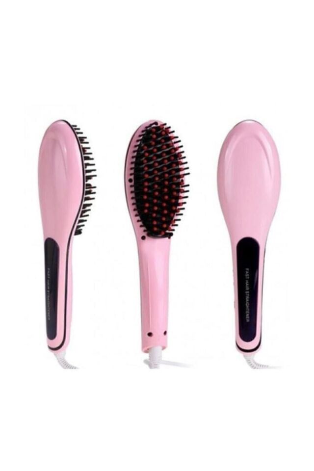 Pembe Hair Straightener Saç Düzleştirici Tarak Hqt-906