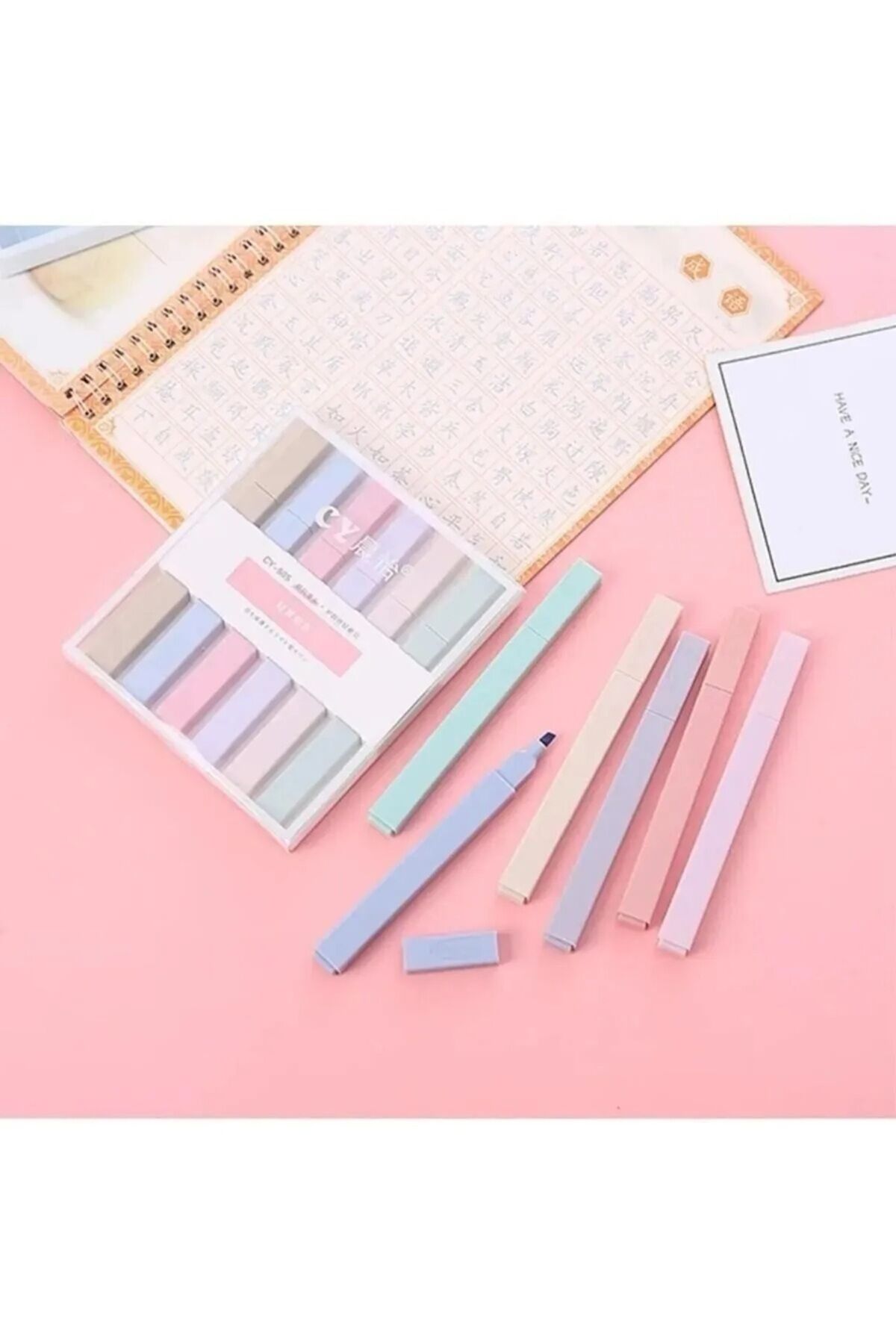 Ultra Soft Pastel Renkler 6 Lı Fosforlu Kalem